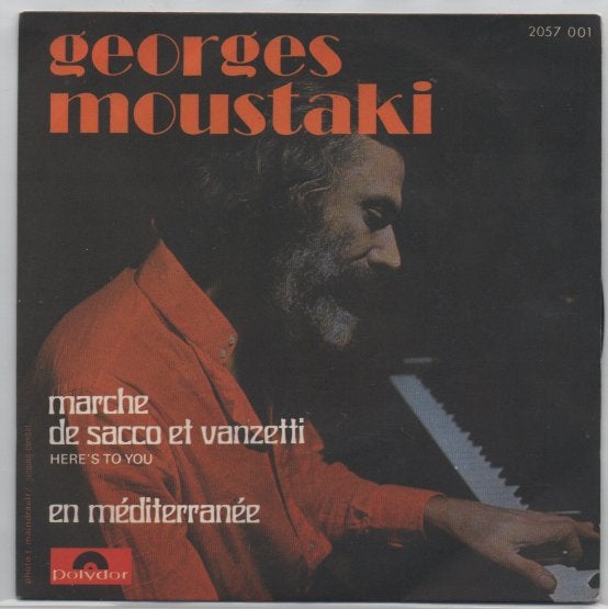 Georges Moustaki- Marche de Sacco et Vanzet, Fotohoes, Verzenden, Zo goed als nieuw, Pop