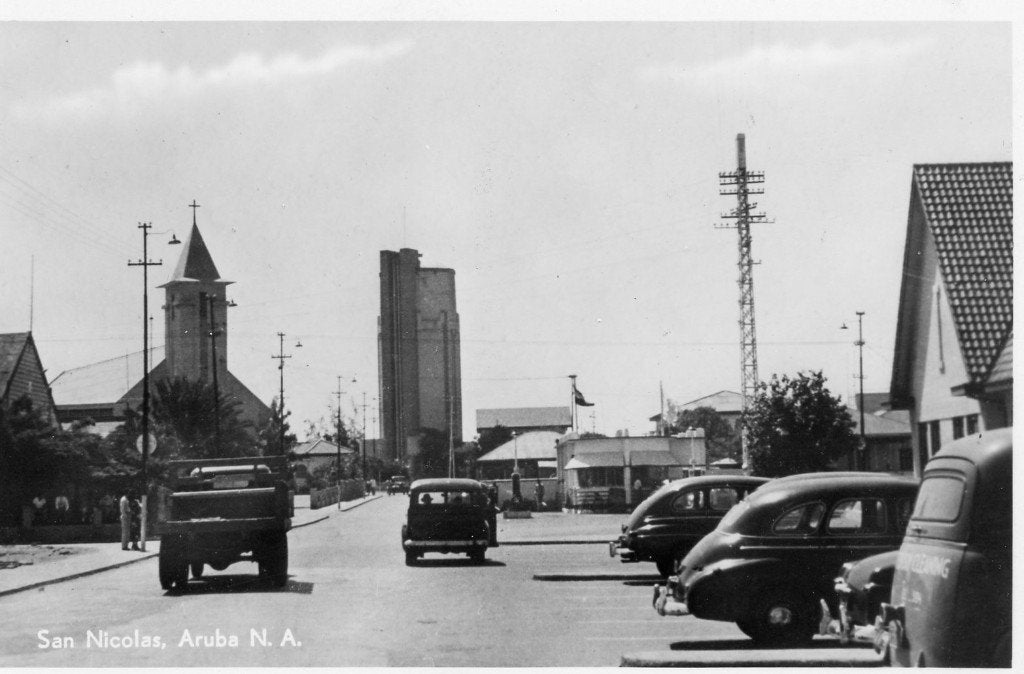 Aruba, San Nicolas, Verzenden, 1940 tot 1960, Ongelopen, Buiten Europa