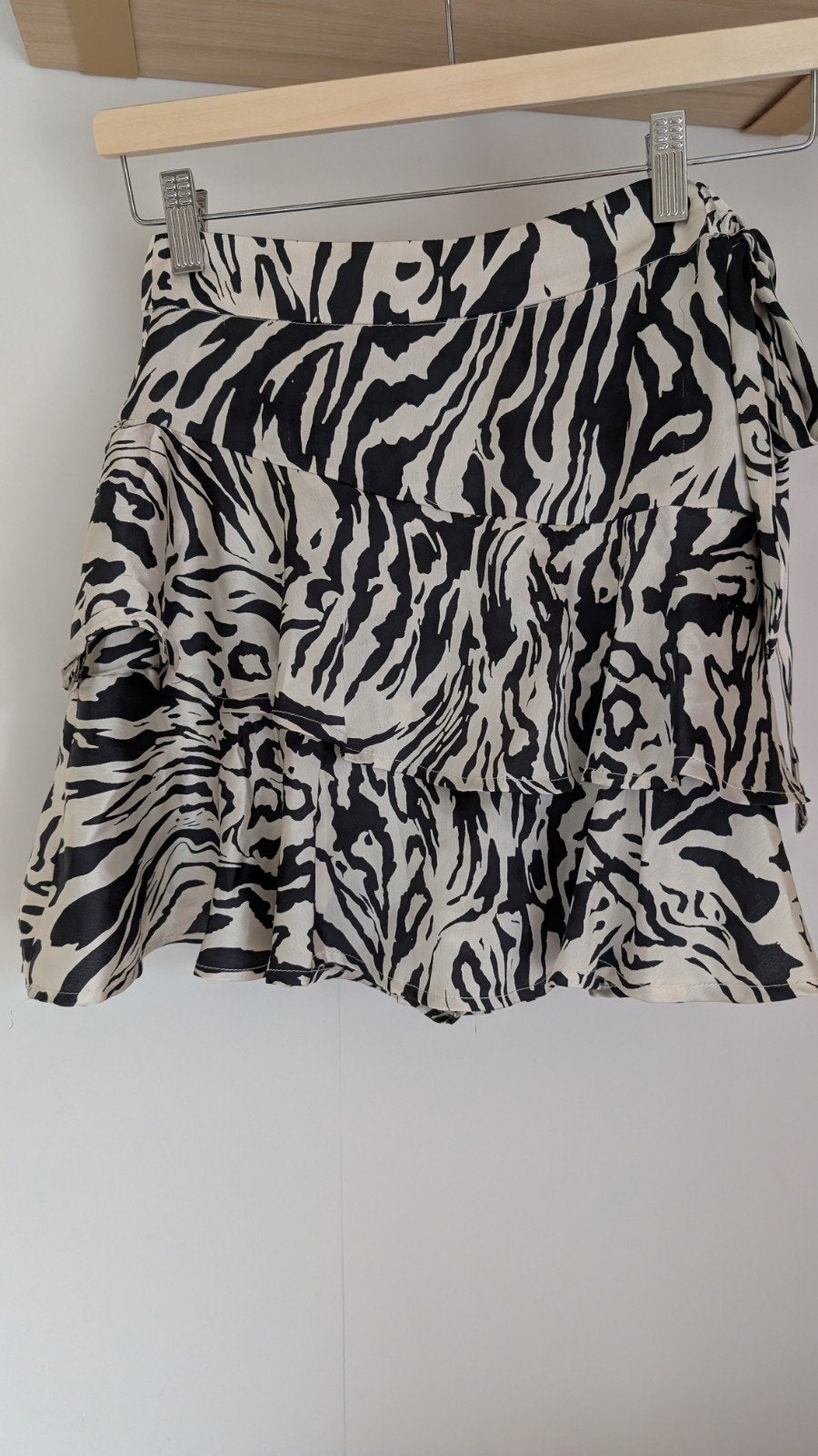Seven Sisters Zebra Print Minirok - Maat XS, Kleding | Dames, Rokken, Seven Sisters, Zwart, Ophalen of Verzenden, Zo goed als nieuw