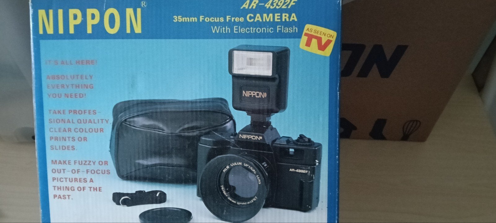 Nippon AR-4392F analoge fotocamera met flitser, Ophalen, Nieuw, Compact