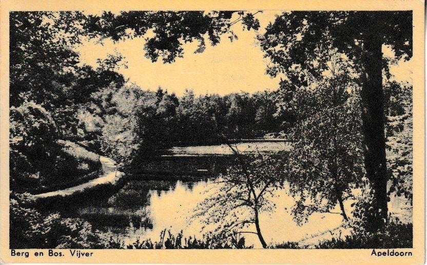 APELDOORN - BERG en BOS / VIJVER - 1959, Ophalen of Verzenden, 1940 tot 1960, Gelopen, Gelderland