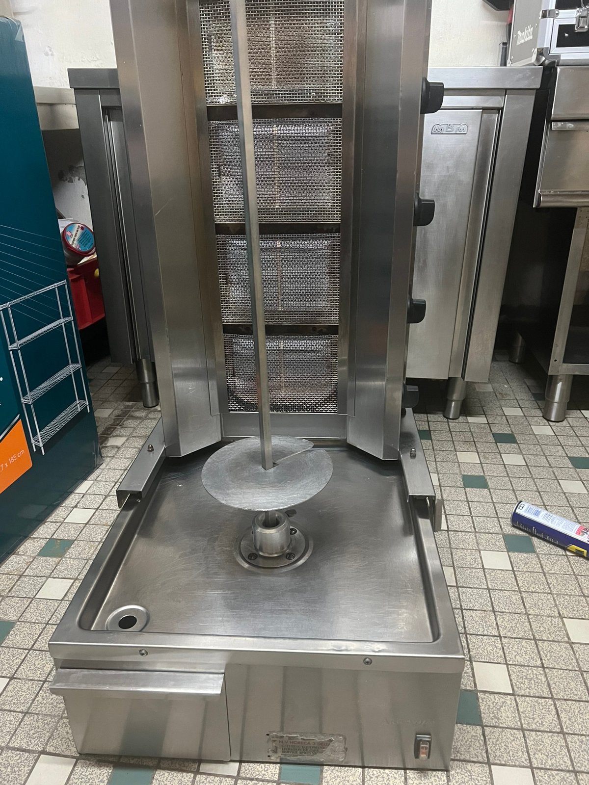 Doner grill, Ophalen, Gebruikt