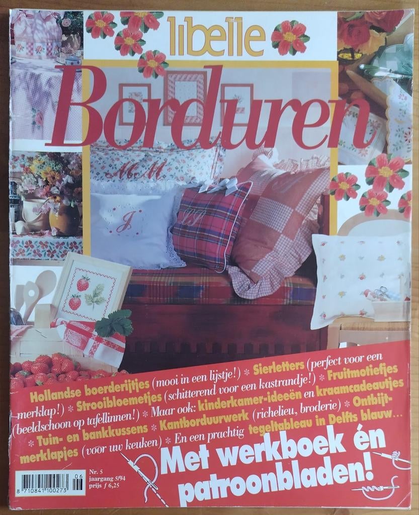 Libelle Borduren Jubileum uitgave 5/94, Hobby en Vrije tijd, Borduren en Borduurmachines, Ophalen of Verzenden