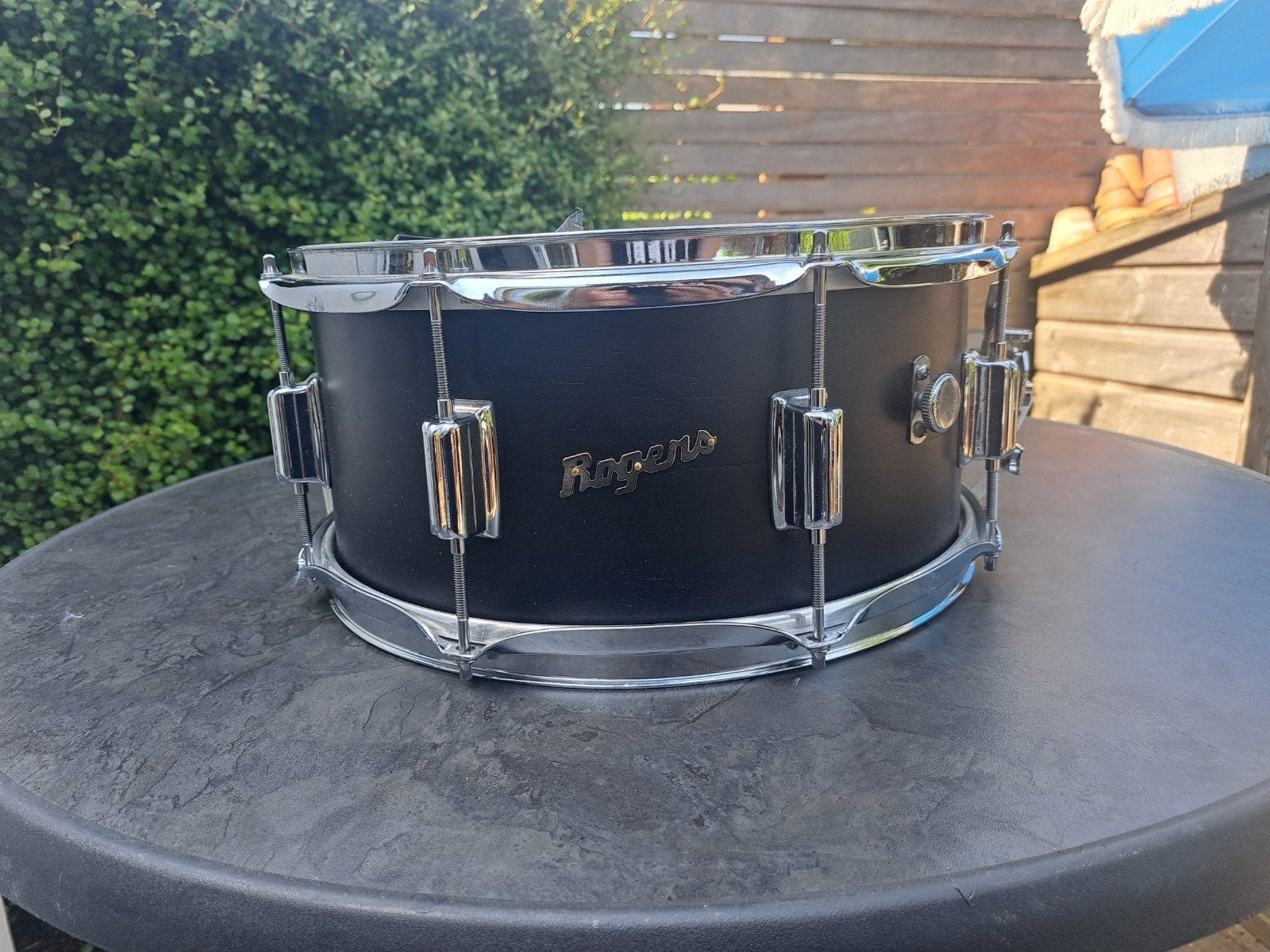 Rogers snare drum, powertone. 14x6.5, Ophalen, Gebruikt, Overige merken