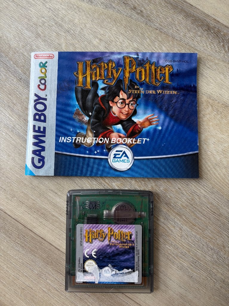 Harry Potter and the Philosopher's Stone - Gameboy Color, Spelcomputers en Games, Gebruikt, 1 speler, Ophalen of Verzenden, Role Playing Game (Rpg)