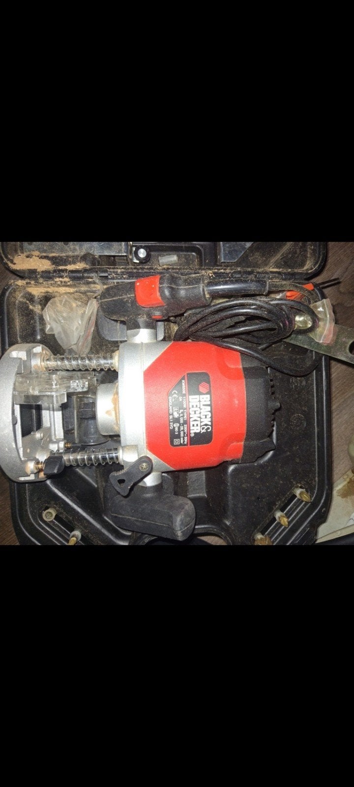 Black & Decker Bovenfrees KW850E, Gebruikt, Ophalen of Verzenden, Black & Decker, Bovenfrees