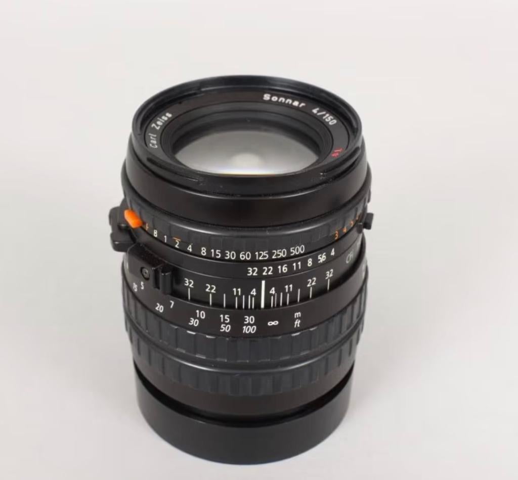 Hasselblad Carl Zeiss 150mm F4 Sonar CFI lens (fraai), Ophalen of Verzenden, Zo goed als nieuw, Telelens