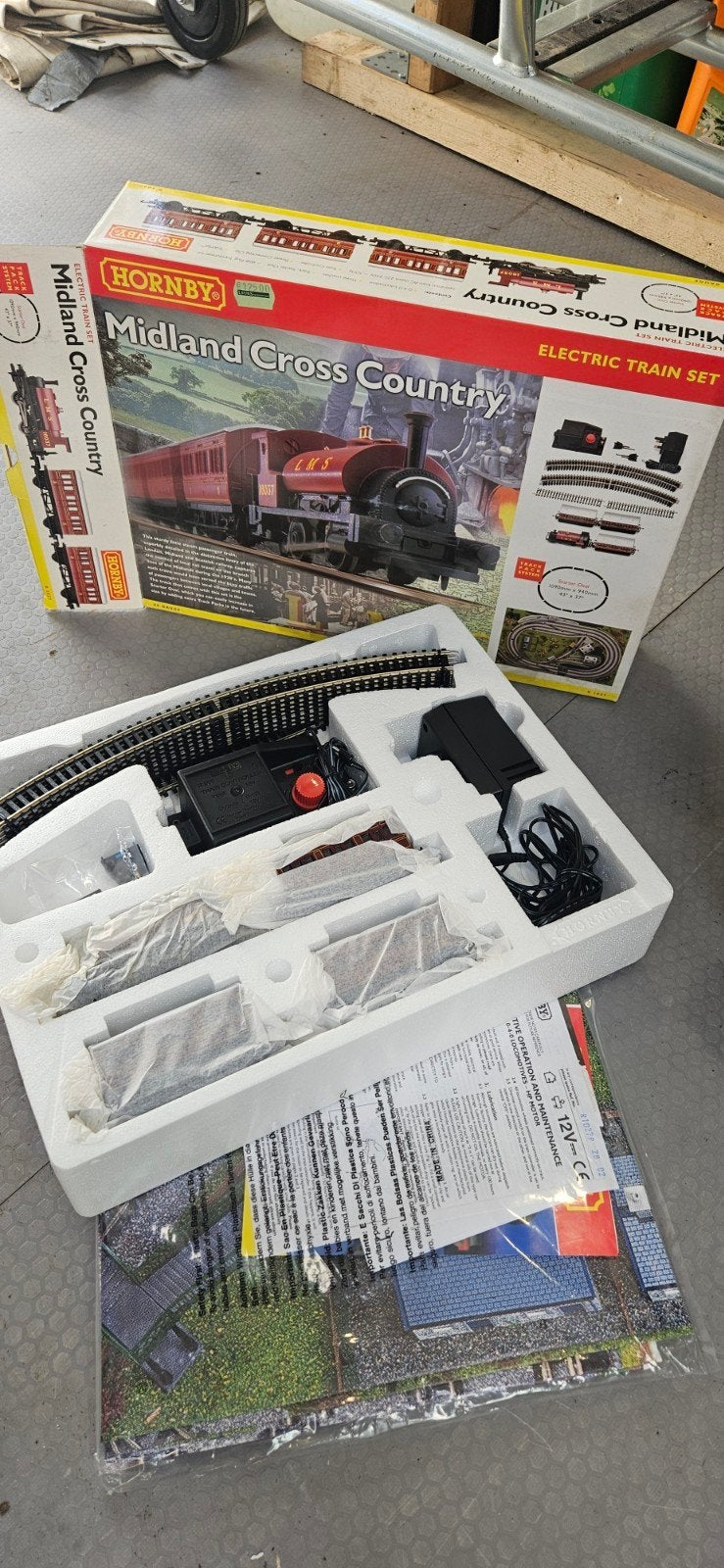 Hornby Midland Cross Country elektrische treinset, Treinset, Gelijkstroom, Zo goed als nieuw, Analoog