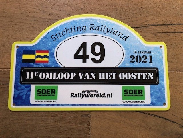 Rally schildjes / Rallyschild uit jaren 1970-2021 voor verz, Verzamelen, Ophalen of Verzenden, Zo goed als nieuw, Auto's