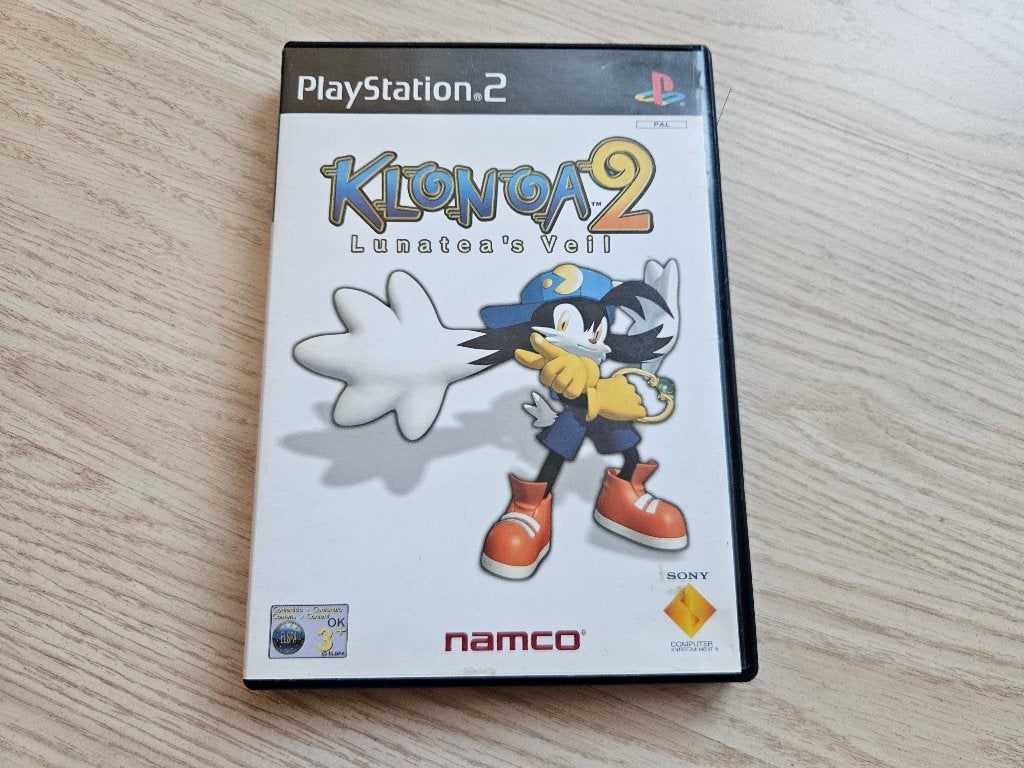 Klonoa 2: Lunatea's Veil - (CIB) PlayStation 2, Gebruikt, 1 speler, Ophalen of Verzenden, Vanaf 3 jaar
