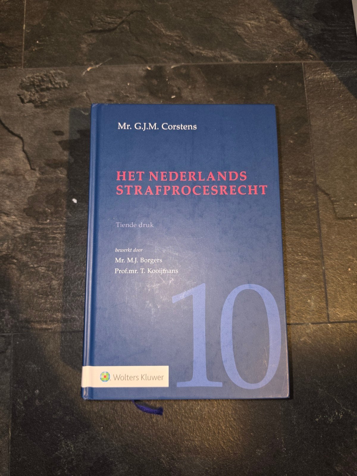 Het Nederlands Strafprocesrecht - 10e druk, Ophalen of Verzenden, Gamma, Mr. G.J.M. Corstens, WO