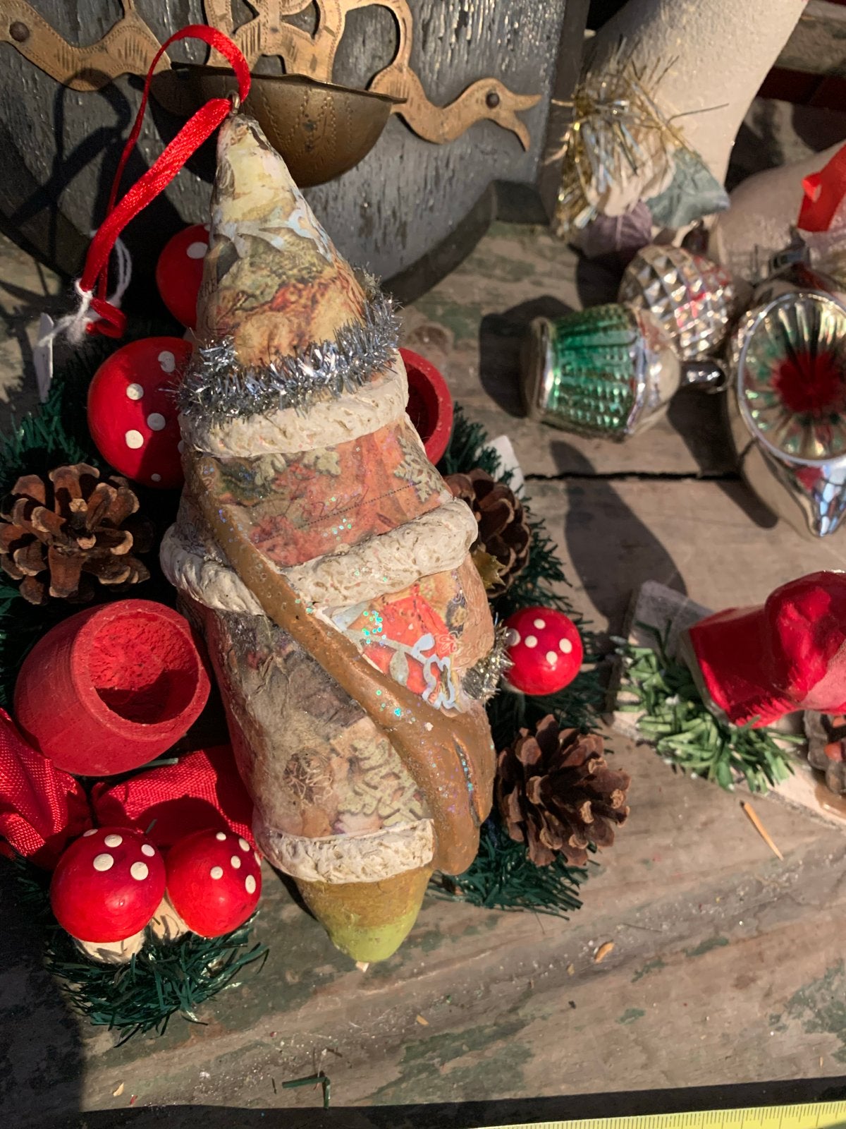 Vintage kerstman, T, Ophalen of Verzenden, Zo goed als nieuw, N