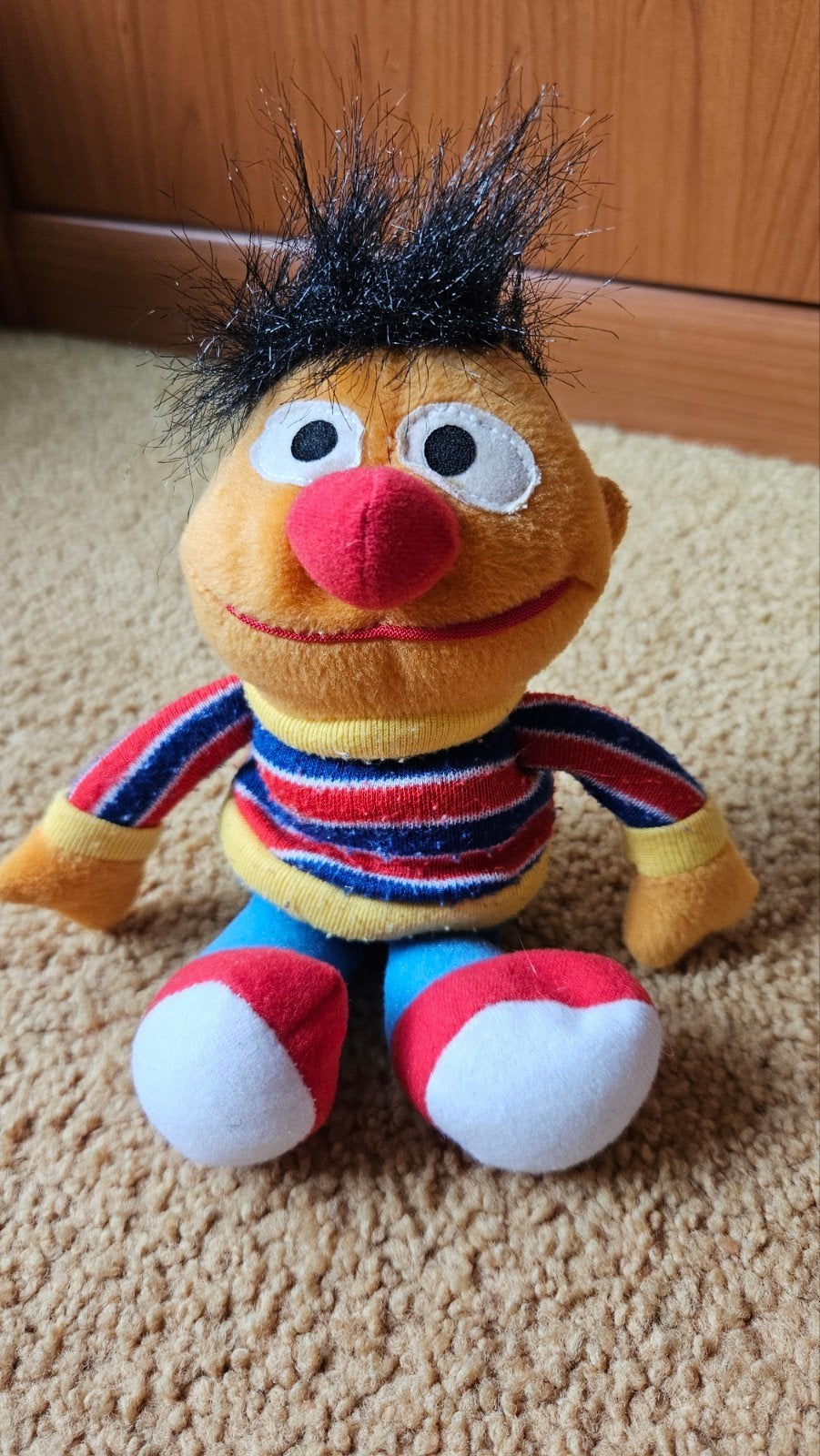 Sesamstraat knuffel Ernie, Kinderen en Baby's, Speelgoed | Knuffels en Pluche, Ophalen of Verzenden, Overige typen