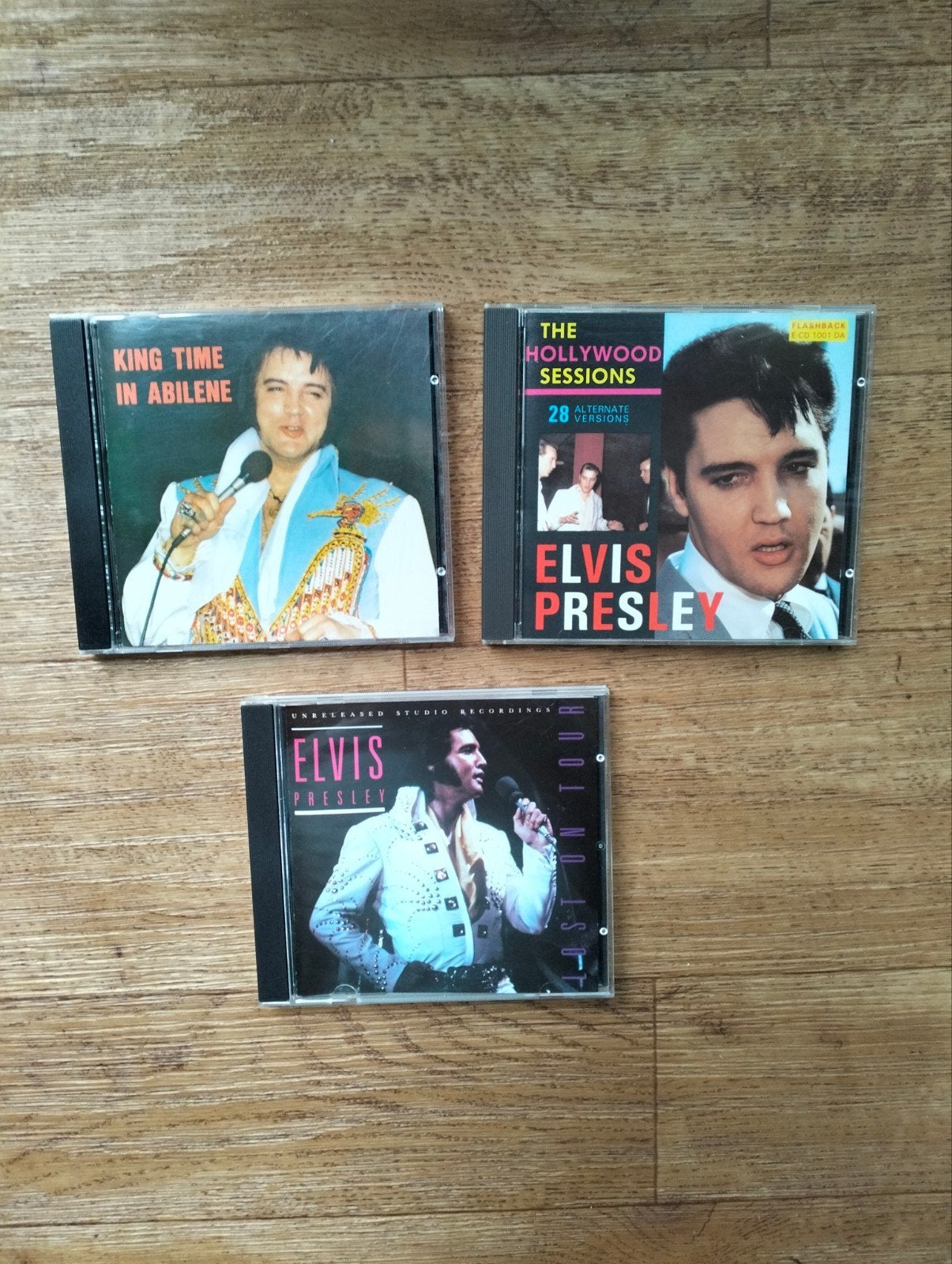 3 x Elvis Presley bootleg cd's  concert/outtakes/rehearsels, Ophalen of Verzenden, Zo goed als nieuw
