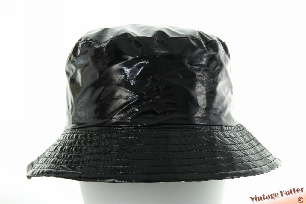 Regenhoed buckethat zwart PVC 57-58 nieuw gratis verzenden, Ophalen of Verzenden, Nieuw, 56 of 57 cm (M, 7 of 7⅛ inch), Hoed