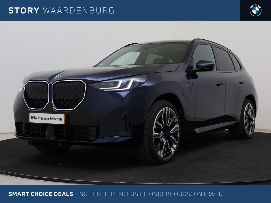 BMW X3 30e xDrive M Sport Automaat / Panoramadak / Trekhaak, 1998 cc, 4 cilinders, Blauw, Bedrijf