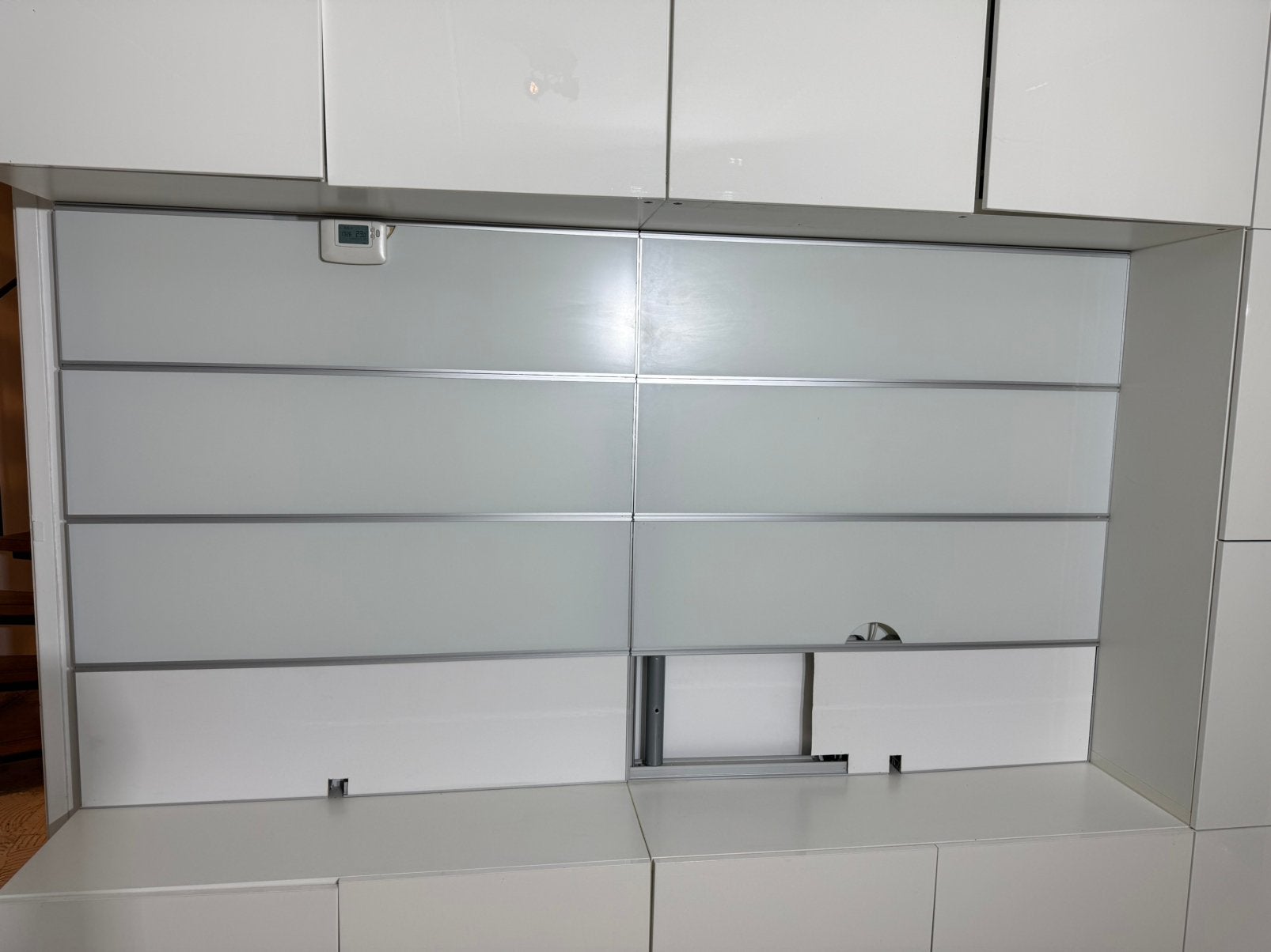 Besta glazen achterwand inclusief frame, Ophalen, 50 tot 100 cm, Minder dan 100 cm, 25 tot 50 cm