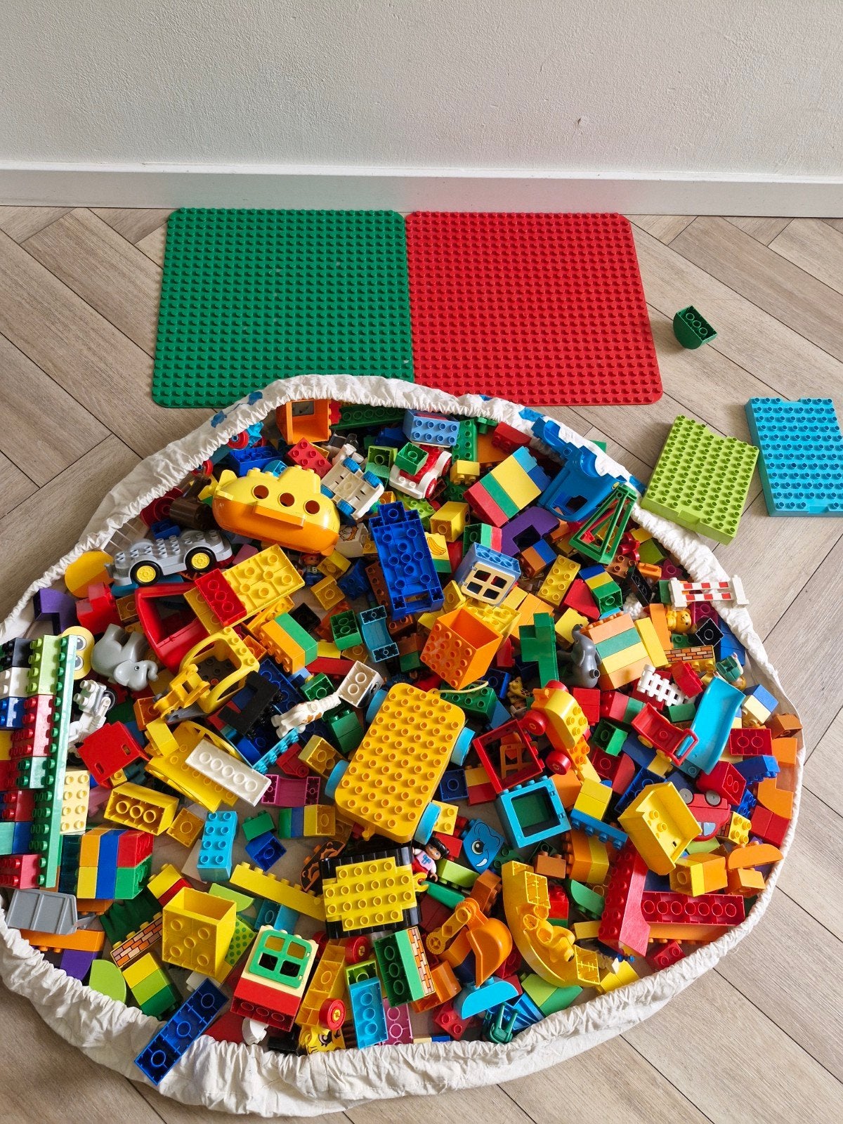 Heel veel duplo met knikkerbaan, Ophalen of Verzenden