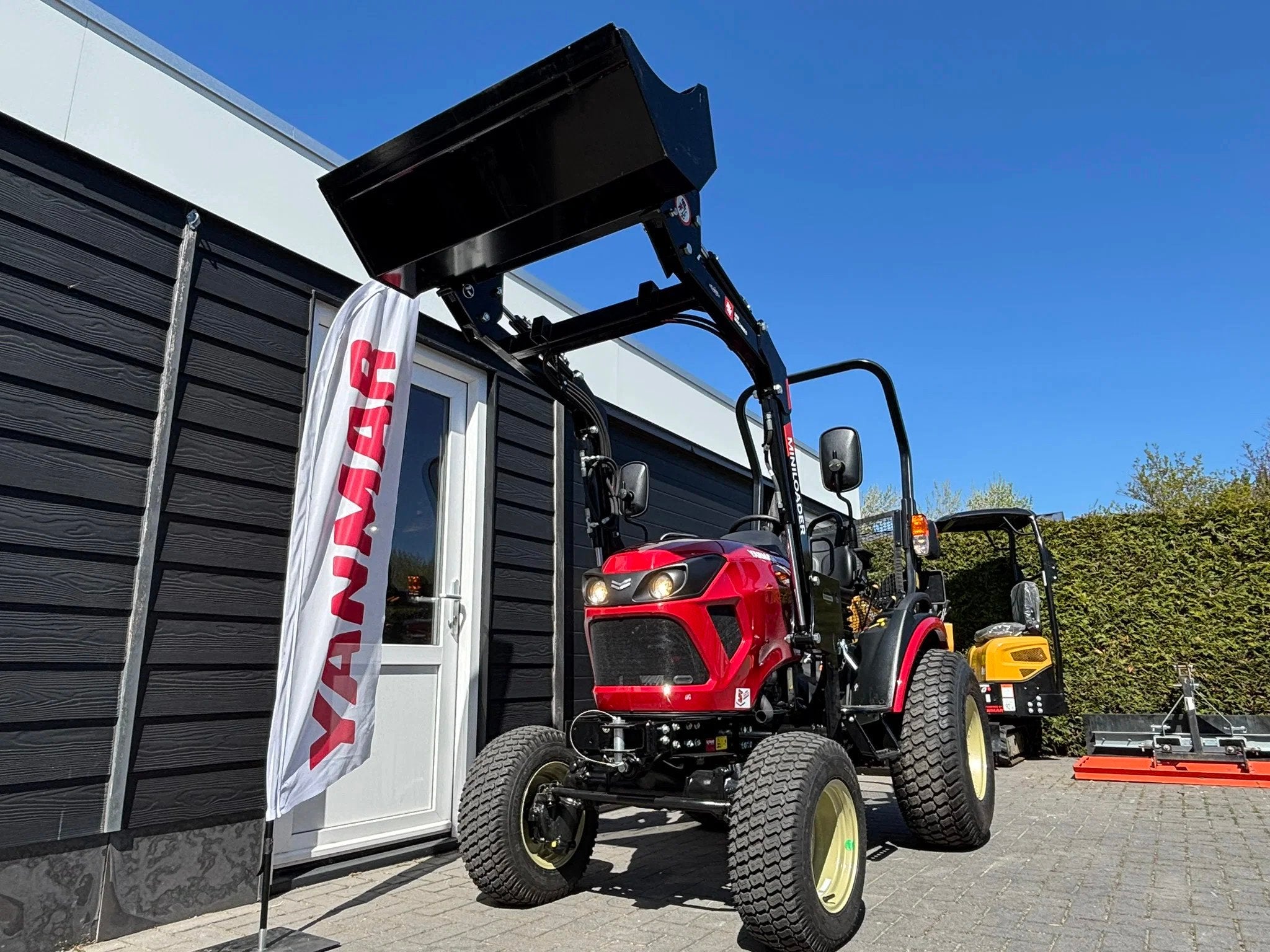 Yanmar SA326 Hydrostaat 4WD Minitractor Voorlader Gazonbande, Gebruikt, Tot 80 Pk, Overige merken, Tot 2500