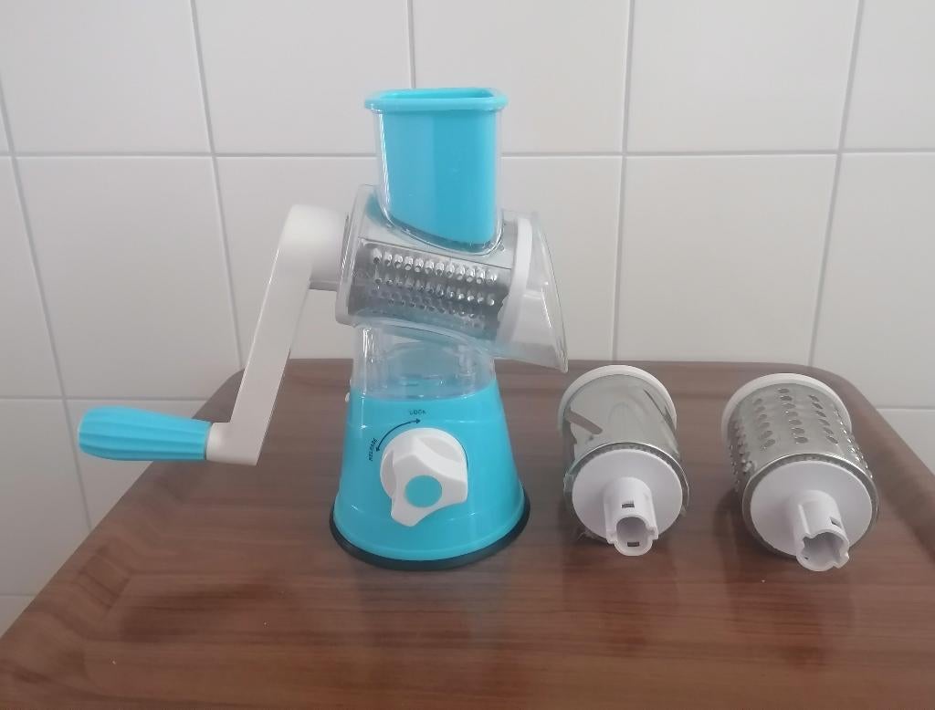 Tafeltrommel rasp mechanische bediening € 8,00, Ophalen of Verzenden, Zo goed als nieuw