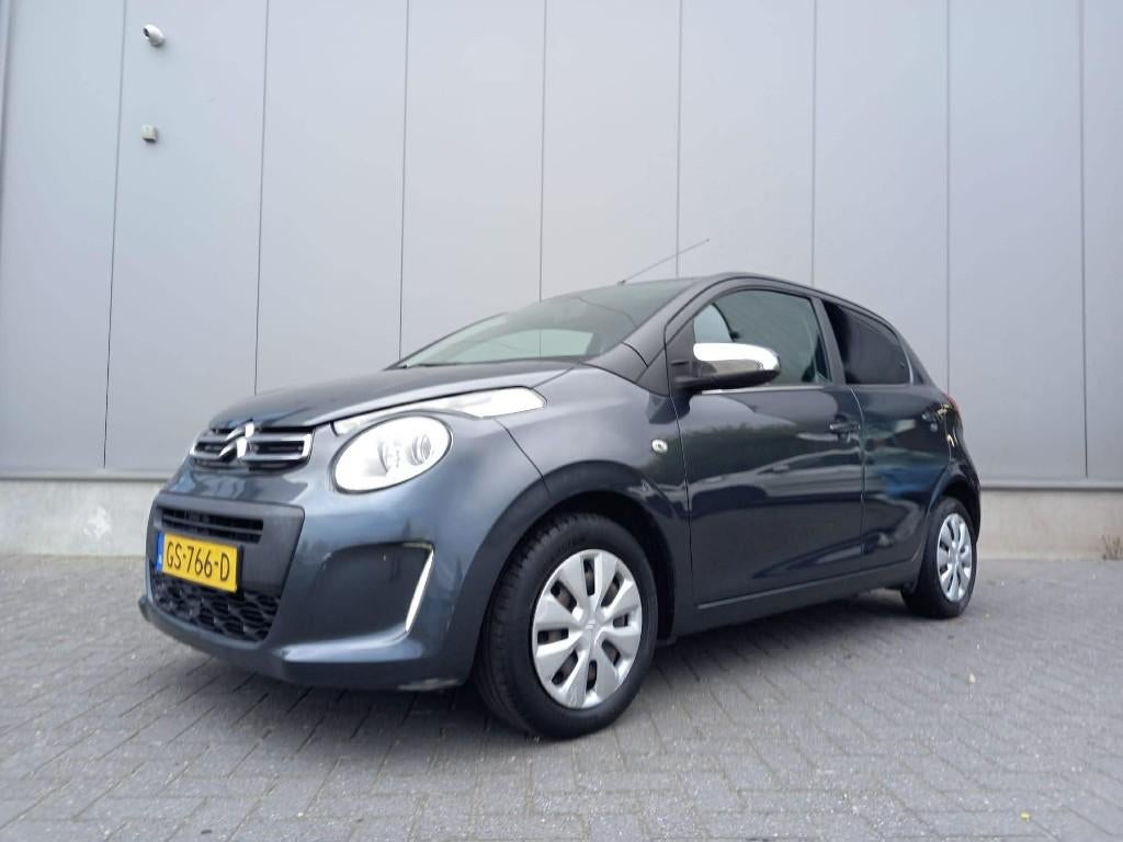 Citroën C1 1.0 VTi Airscape 68PK S&S 5D 2015 Grijs, Auto's, Voorwielaandrijving, Stof, Euro 6, C1