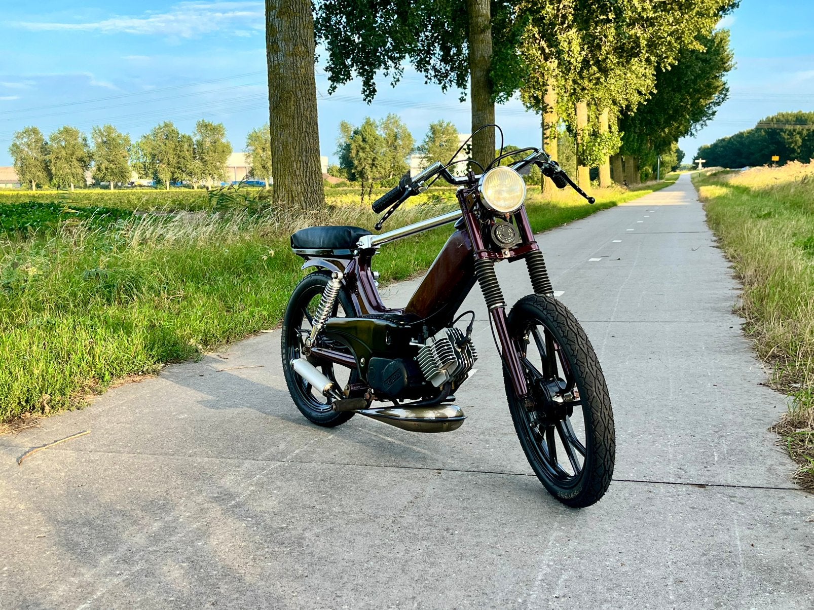 Tomos Custom 65cc - blauw kenteken, N, N, Ophalen of Verzenden, Zo goed als nieuw
