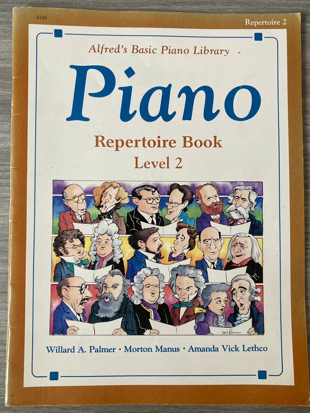 Alfred's Basic Piano Library, Repertoire Book Level 2, Ophalen of Verzenden, Gebruikt