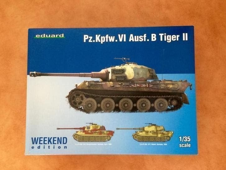 EDUARD 3741 Pz.Kpfw.VI Ausf. B Tiger II KING TIGER 1/35, Hobby en Vrije tijd, Verzenden, Nieuw, 1:32 tot 1:50, Italeri