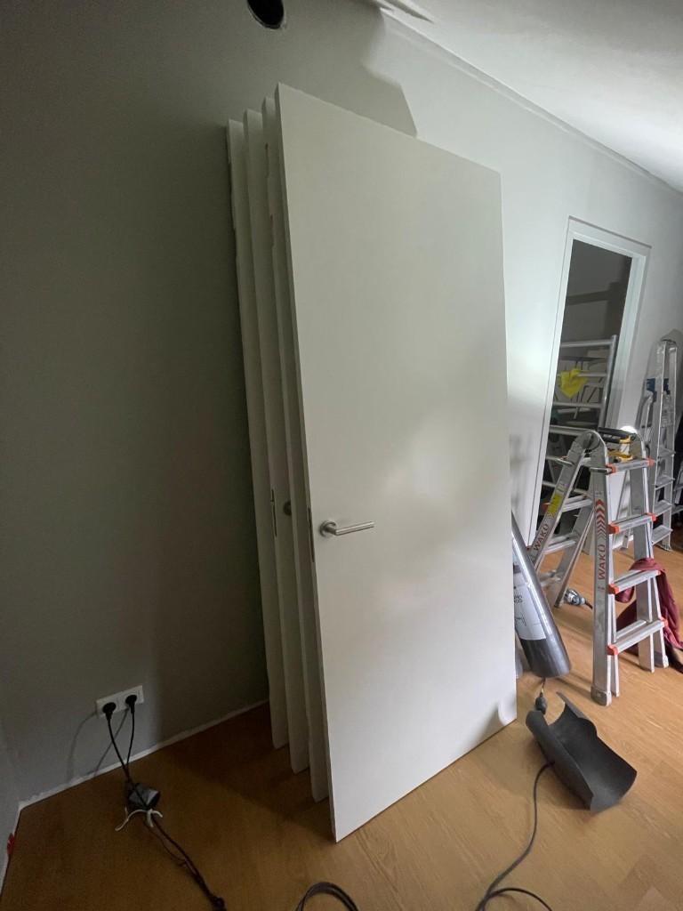 7x Svedex binnendeur Alpine wit, superlak, standaard NIEUW!, Ophalen, 80 tot 100 cm, 215 cm of meer, Binnendeur