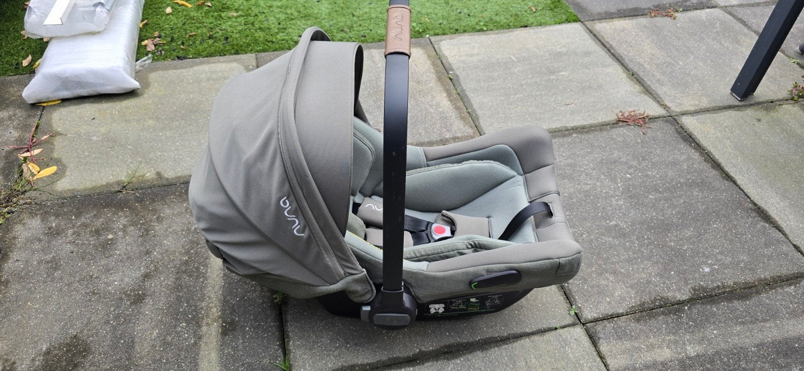 Nuna Next met 360 base, Kinderen en Baby's, Overige merken, Verstelbare rugleuning, Ophalen of Verzenden, Zo goed als nieuw