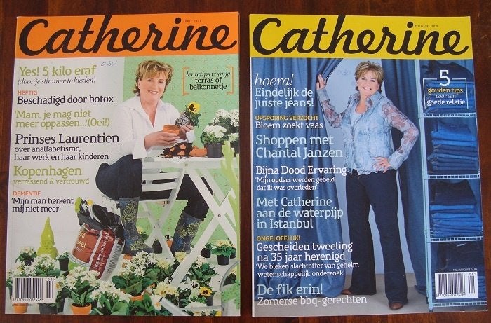 4x Felderhof & 4x Catherine - 2 maandelijks magazine, Ophalen of Verzenden, Gelezen, Glossy