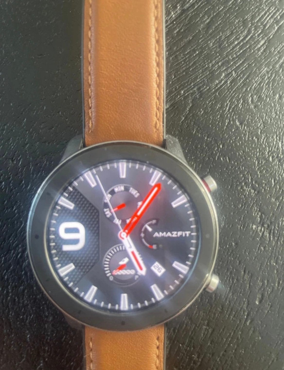 Amazfit gtr smartwatch, Conditie, Zwart, Ophalen of Verzenden, Zo goed als nieuw