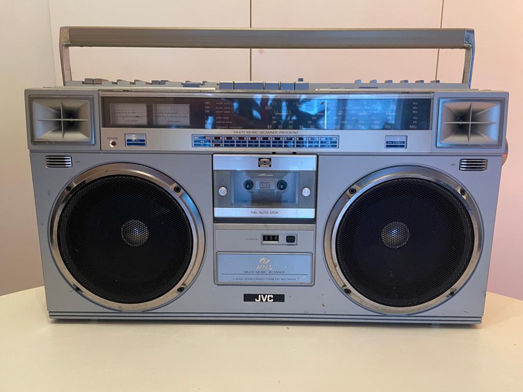 JVC RC-M70L Boombox / Ghettoblaster - Vintage Stereo, Gebruikt, JVC, Draagbaar, Ophalen