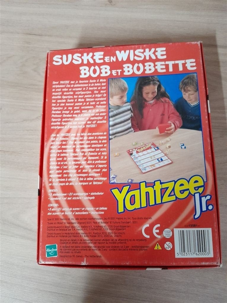 Yahtzee suske en wiske - s1648, Verzenden, Zo goed als nieuw
