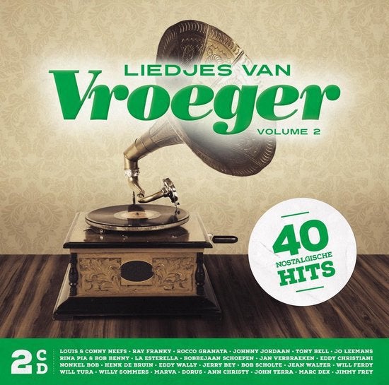 Liedjes van Vroeger vol  2 (2CD), Cd's en Dvd's, Ophalen of Verzenden, Zo goed als nieuw, Levenslied of Smartlap
