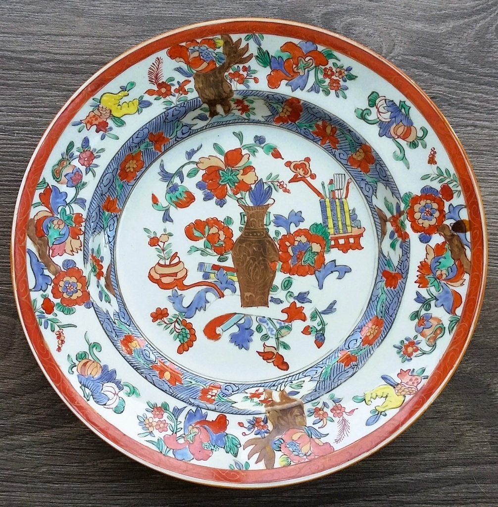 Om 1723 - 1735 Bord Verenigde Oost Indische Compagnie VOC