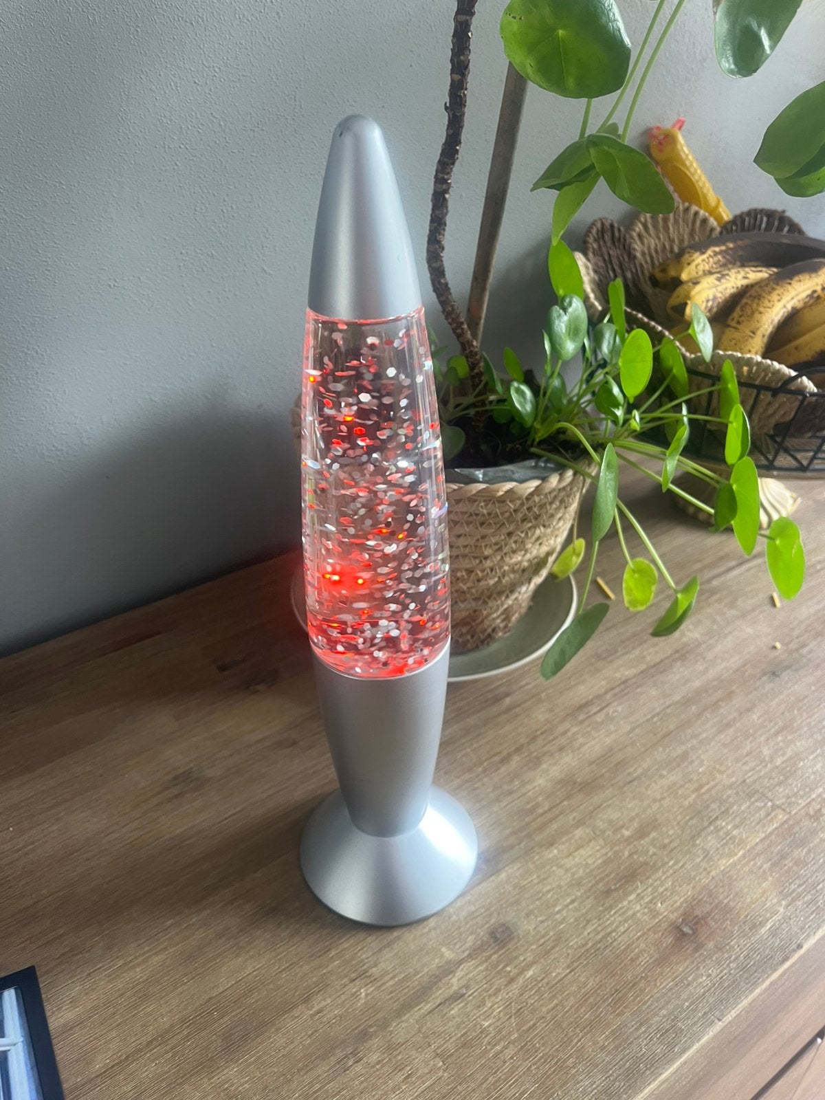 Lava lamp glitter verandert van kleur, Ophalen, Zo goed als nieuw