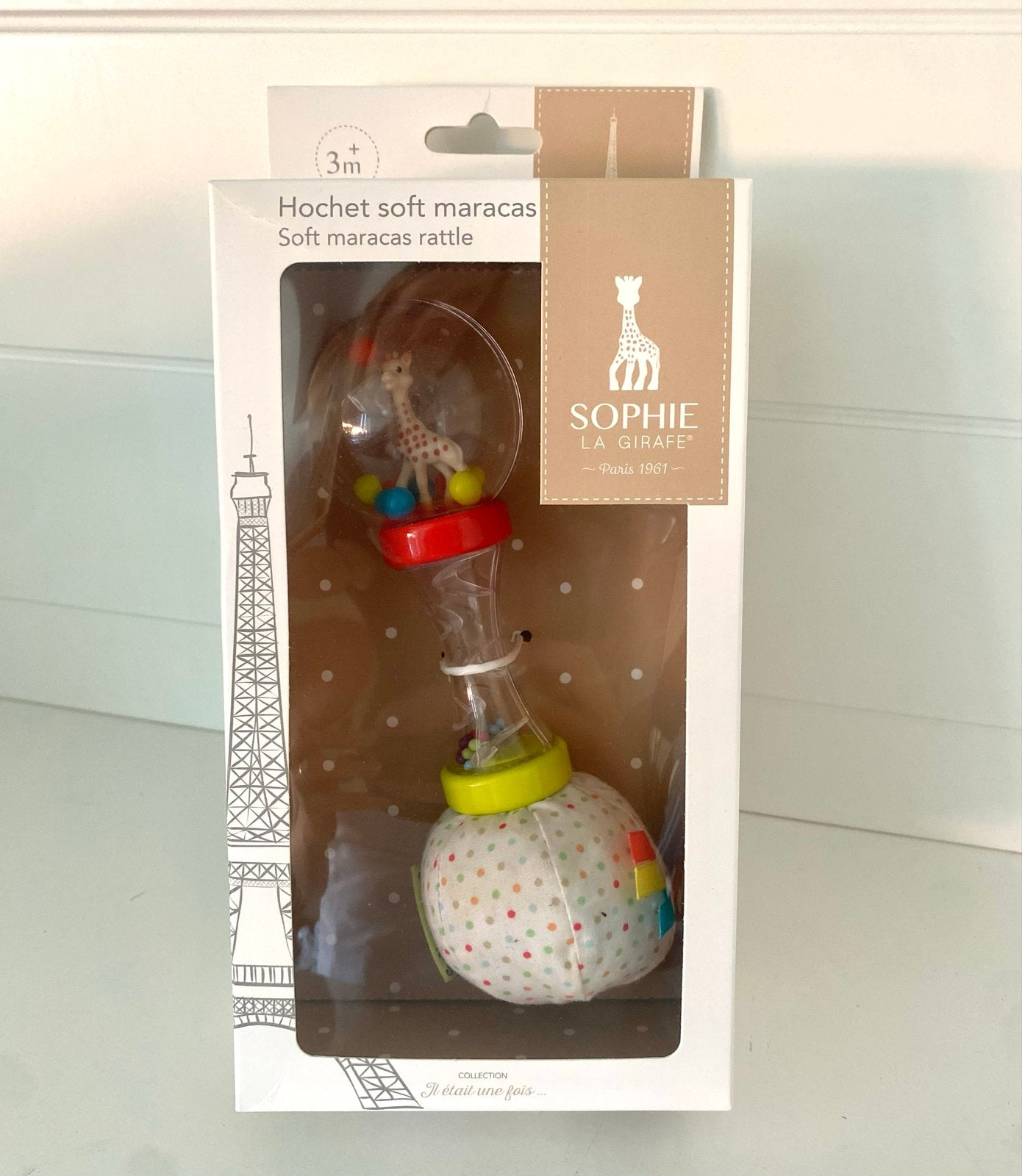 Sophie de Giraf Rammelaar Soft Maracas, Ophalen of Verzenden, Zo goed als nieuw, Rammelaar, Met geluid