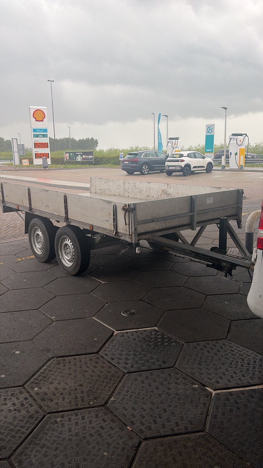 Aanhangwagen plateauwagen Hapert, Ophalen of Verzenden, Gebruikt