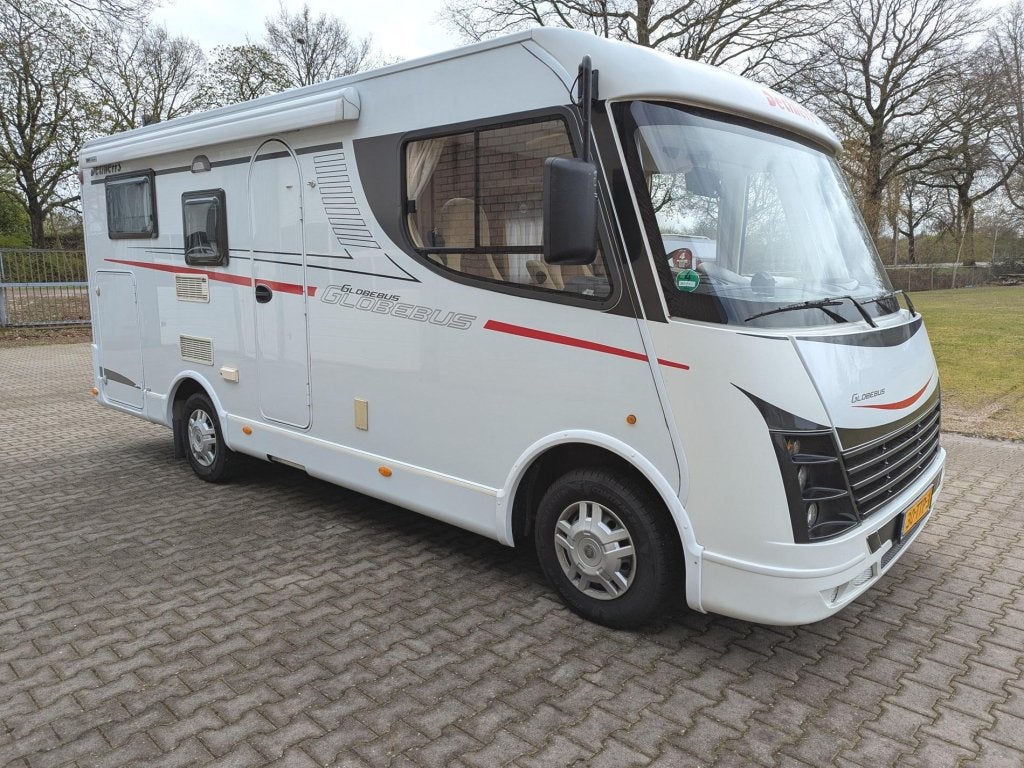 Dethleffs Globebus T11 - super compact en zeer ruim, Caravans en Kamperen, Campers, Integraal, Fiat, Luifel, 6 tot 7 meter