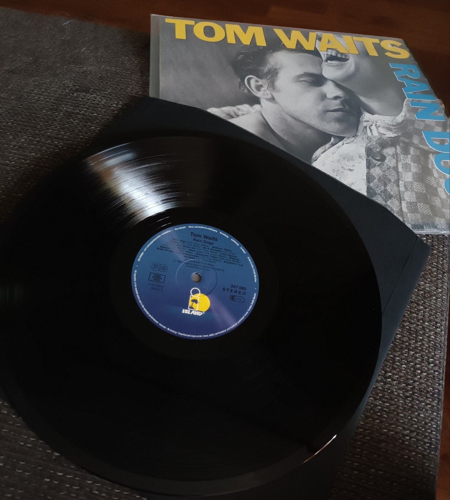 Tom Waits - Rain Dogs 1985/1e Duitse persing VG+, Ophalen of Verzenden, Gebruikt, Overige formaten, Poprock