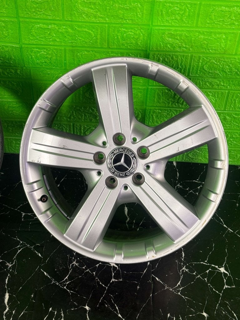 Originele Mercedes GLE ML Klasse velgen 18" 5x112 ET53 W164, Niet ingevuld, 18 inch, Gebruikt, Velg(en)