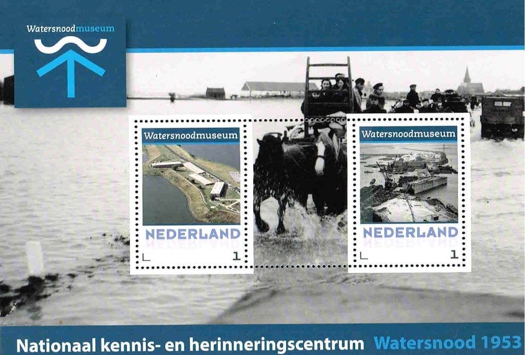 Watersnood 1953 vel 2 persoonlijke zegels /17b12, Postzegels en Munten, Verzenden, Na 1940, Postfris