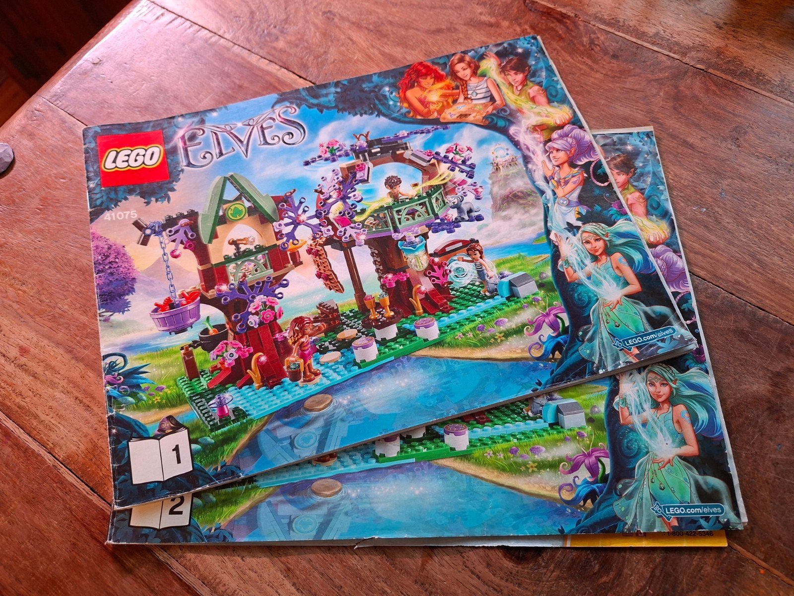Lego Elves 41075 Het Elfenboomhuis on-compleet, Kinderen en Baby's, Gebruikt, Overige thema's, Lego, Overige typen