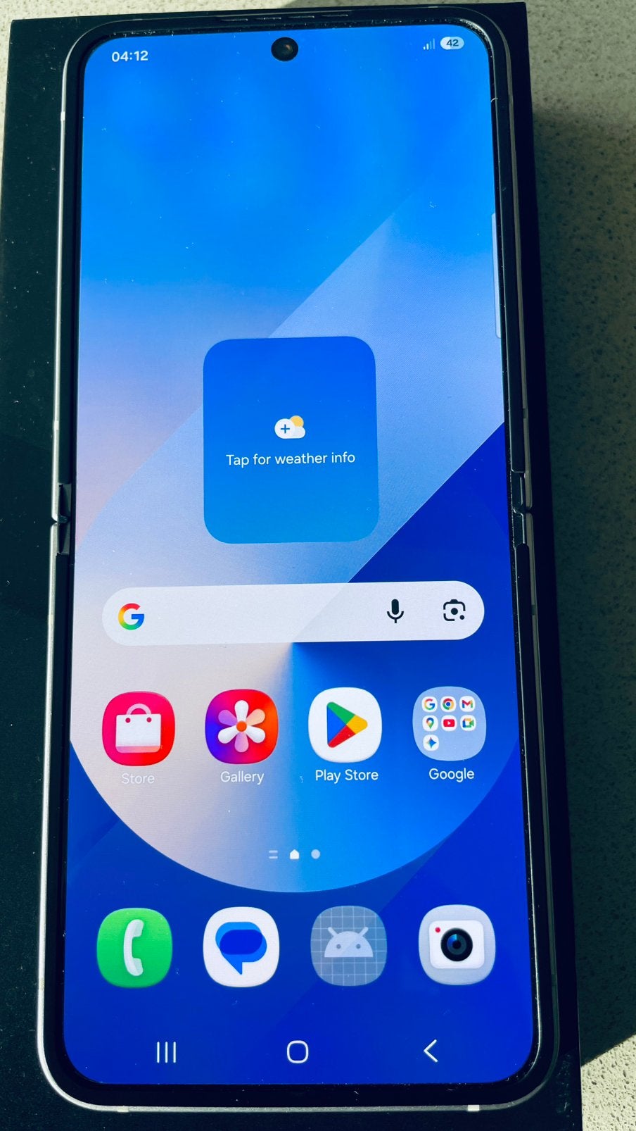 Samsung Galaxy Z Flip6 256GB – Silver  Zo goed als nieuw!