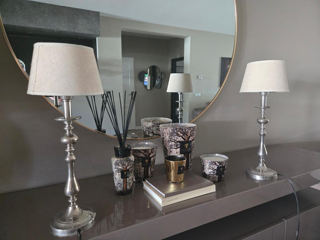 Schemerlamp 2x, Ophalen of Verzenden, Zo goed als nieuw, Minder dan 50 cm