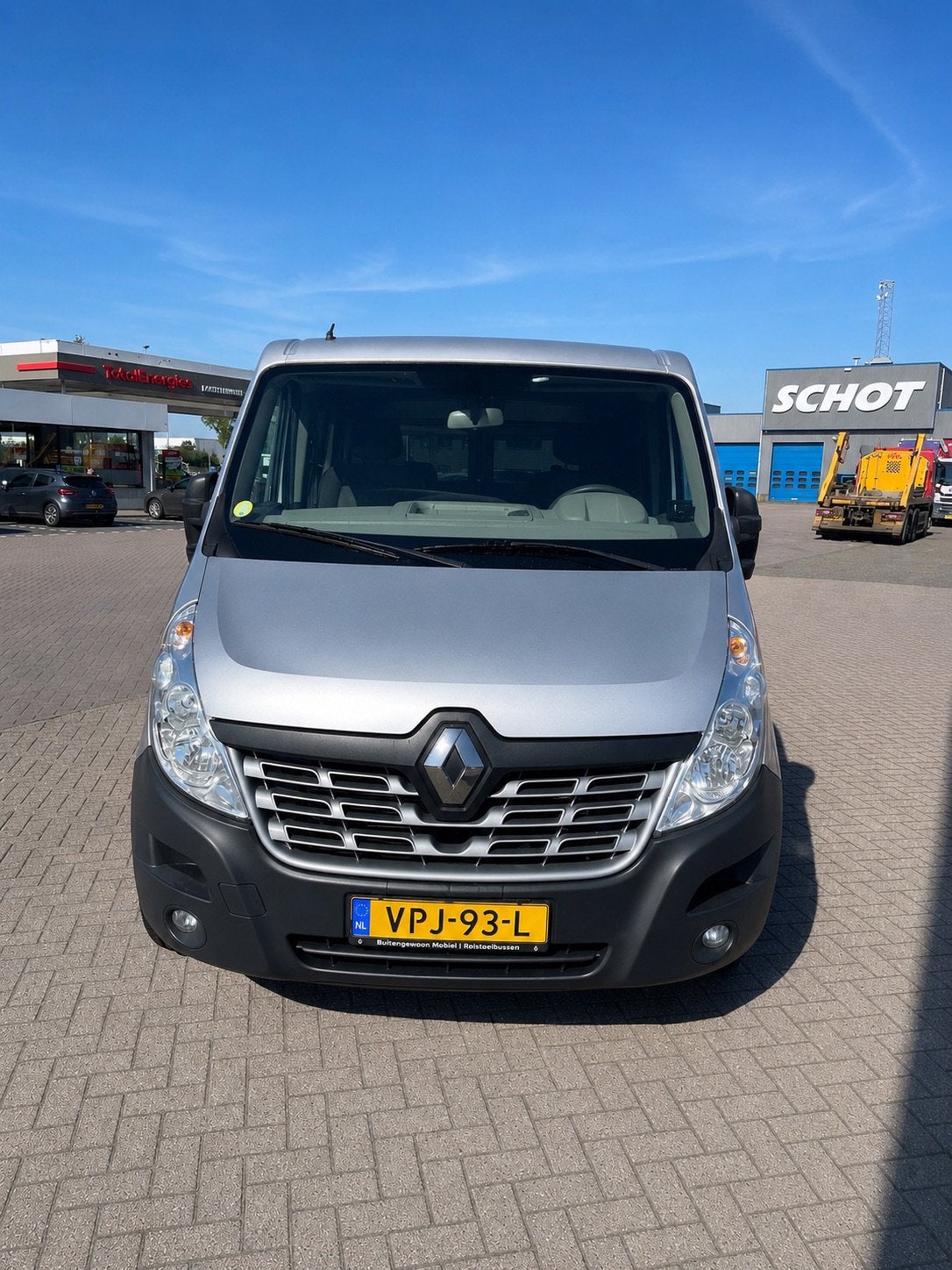 Renault 2015 Grijs - Rolstoel bus, Auto's, Bestelauto's, Automaat, Zwart, Renault, 2299 cc