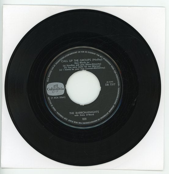 Single van the Barron Knights uit 1964- made in holland -, Gebruikt, 7 inch, Inclusief binnenhoes, Ophalen of Verzenden