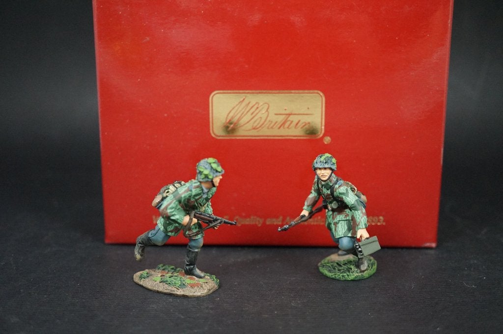 W Britains Luftwaffe field division soldaten - TOP, Verzamelen, Militaria | Tweede Wereldoorlog, Ophalen of Verzenden, Luchtmacht