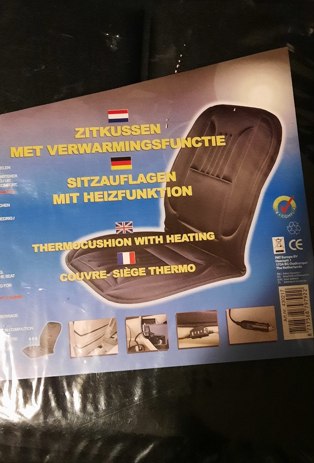 Zitkussen Verwarmingsfunctie, Auto diversen, Ophalen, Nieuw